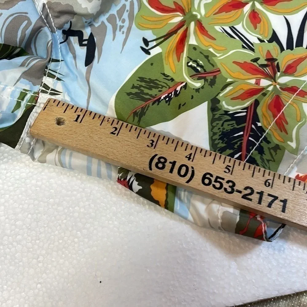 Old Navy Men Tropical Print Swim Trunks Size L